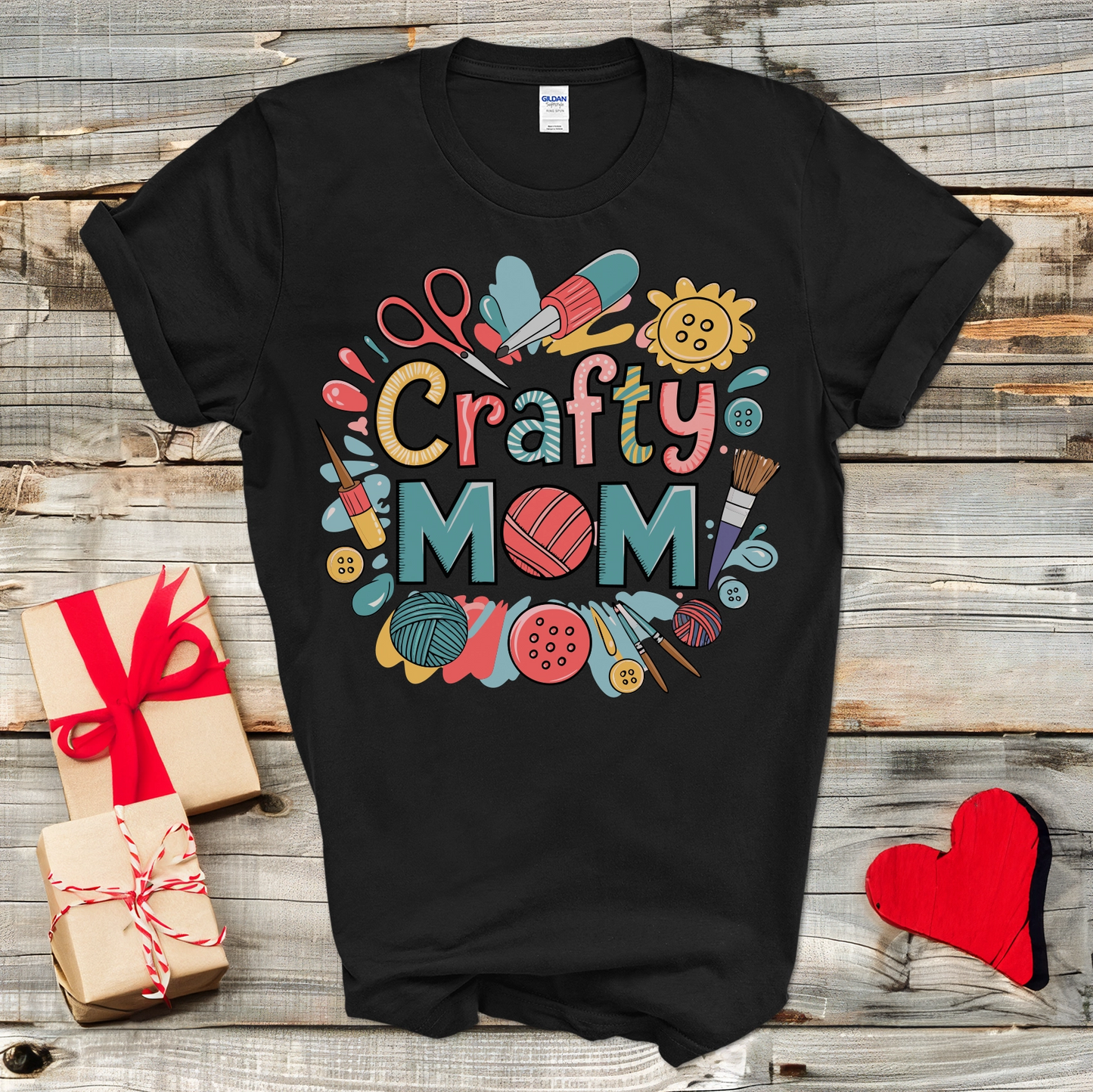 Crafty Mom Art T-Shirt