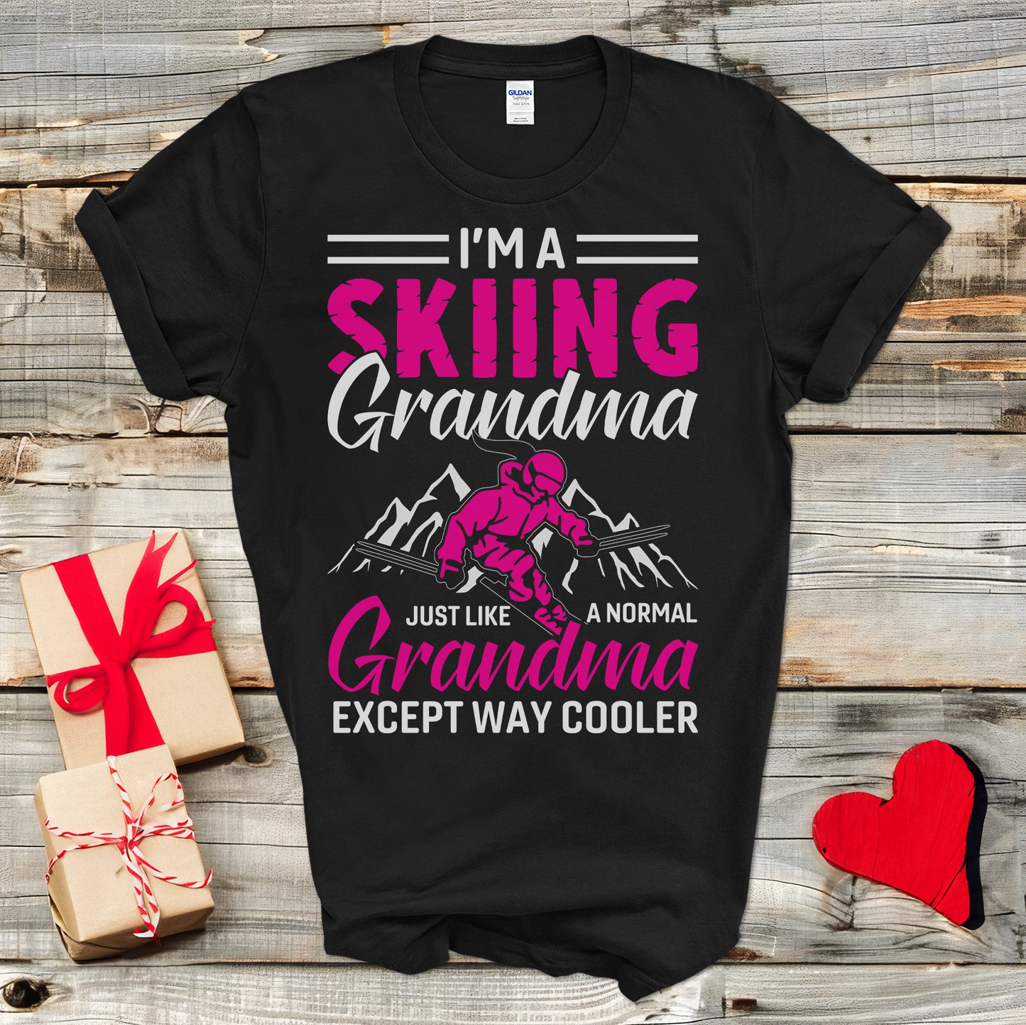 Cool Skiing Grandma T-Shirt