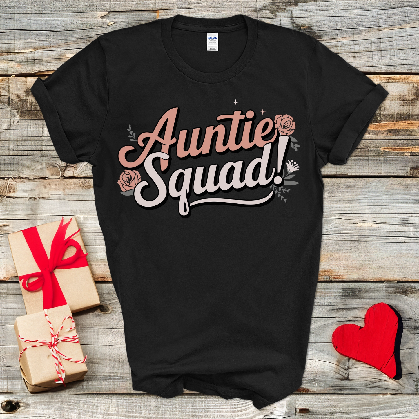 Auntie Squad Floral T-Shirt