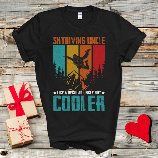 Skydiving Uncle Cool T-Shirt