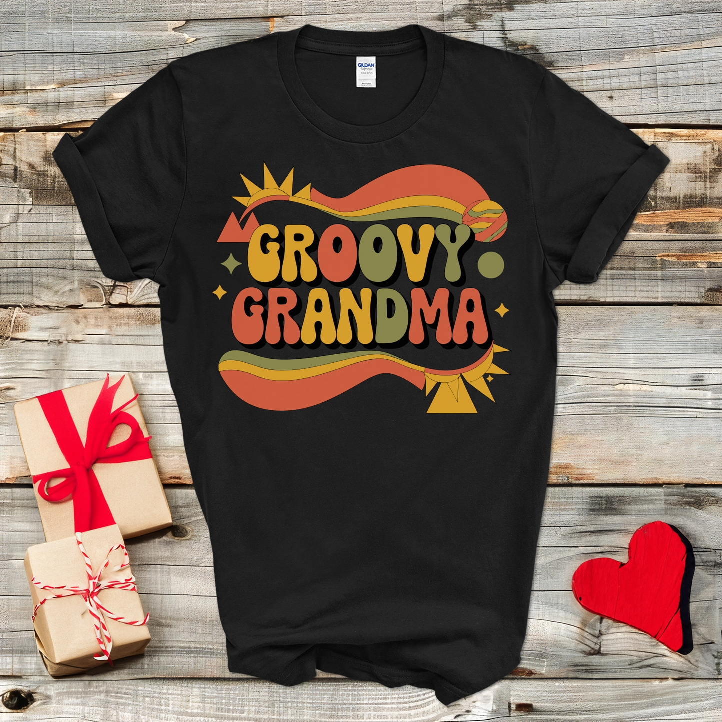 Retro Groovy Grandma T-Shirt