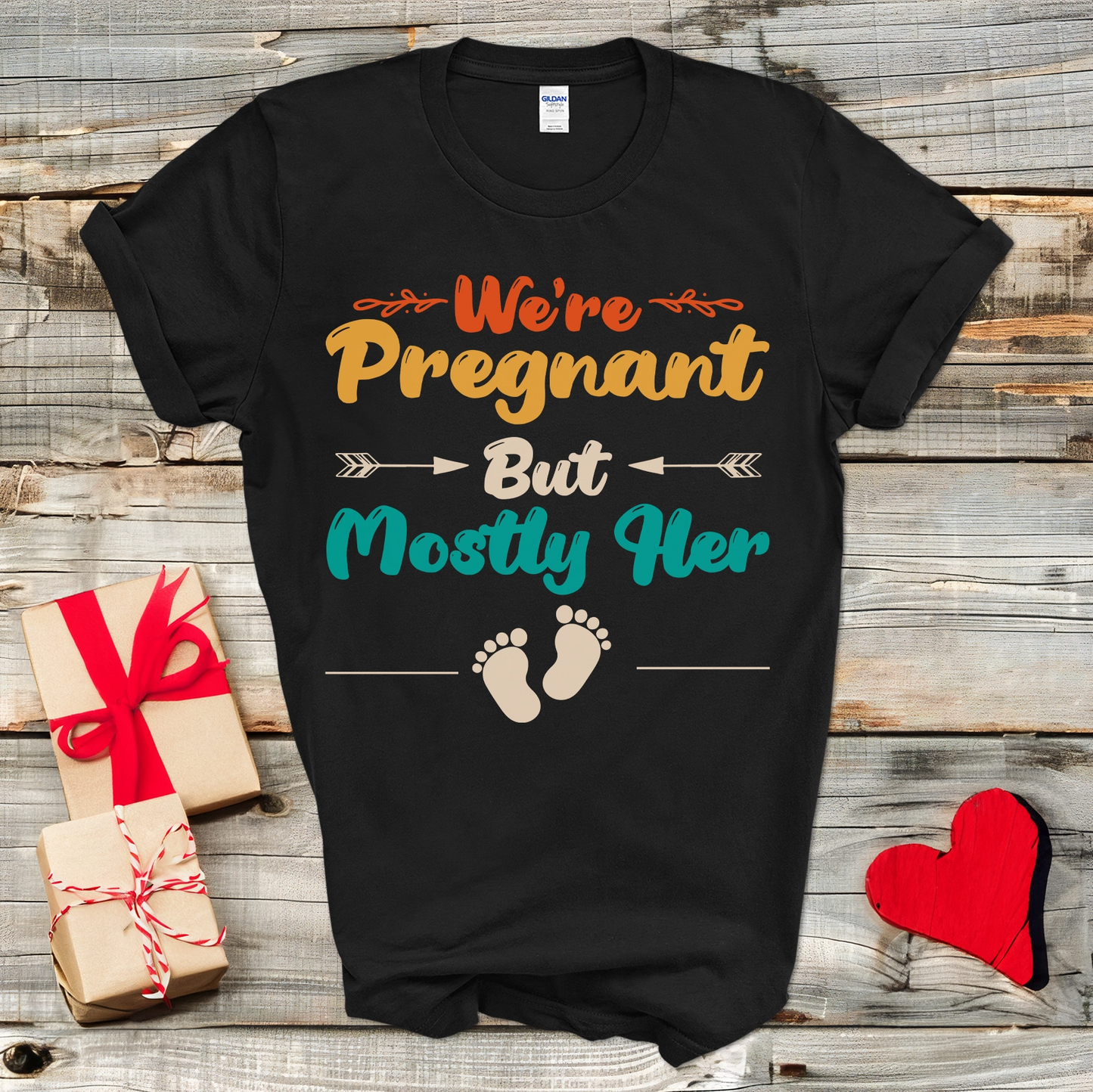 Mostly Her Pregnant T-Shirt