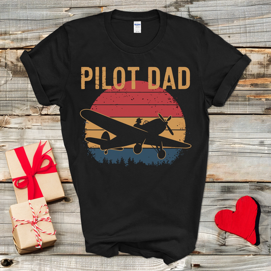 Vintage Pilot Dad T-Shirt