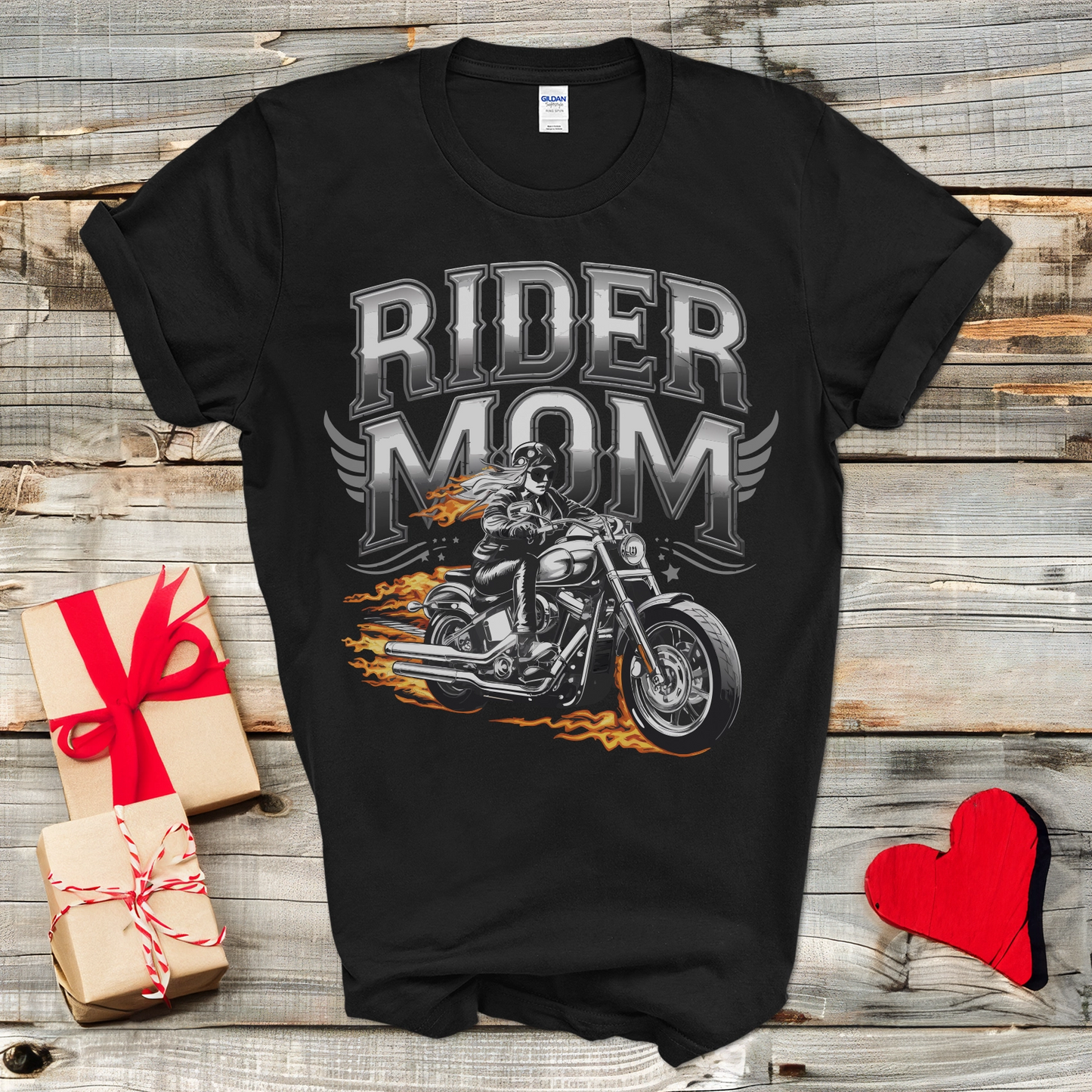 Rider Mom Motorcycle T-Shirt