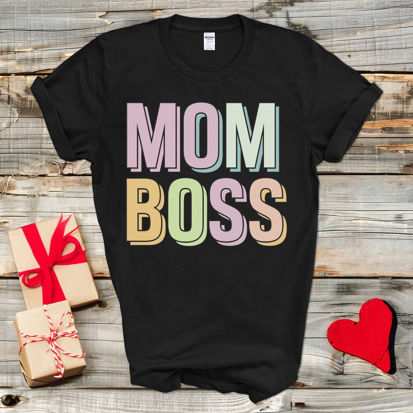 Pastel Mom Boss T-Shirt