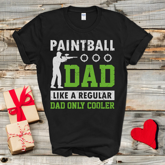 Cool Paintball Dad T-Shirt