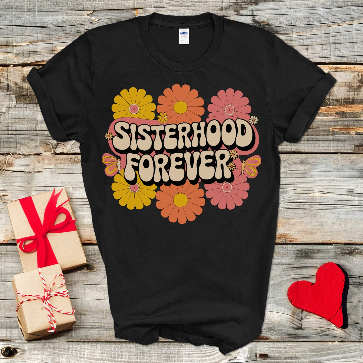 Floral Sisterhood Forever T-Shirt