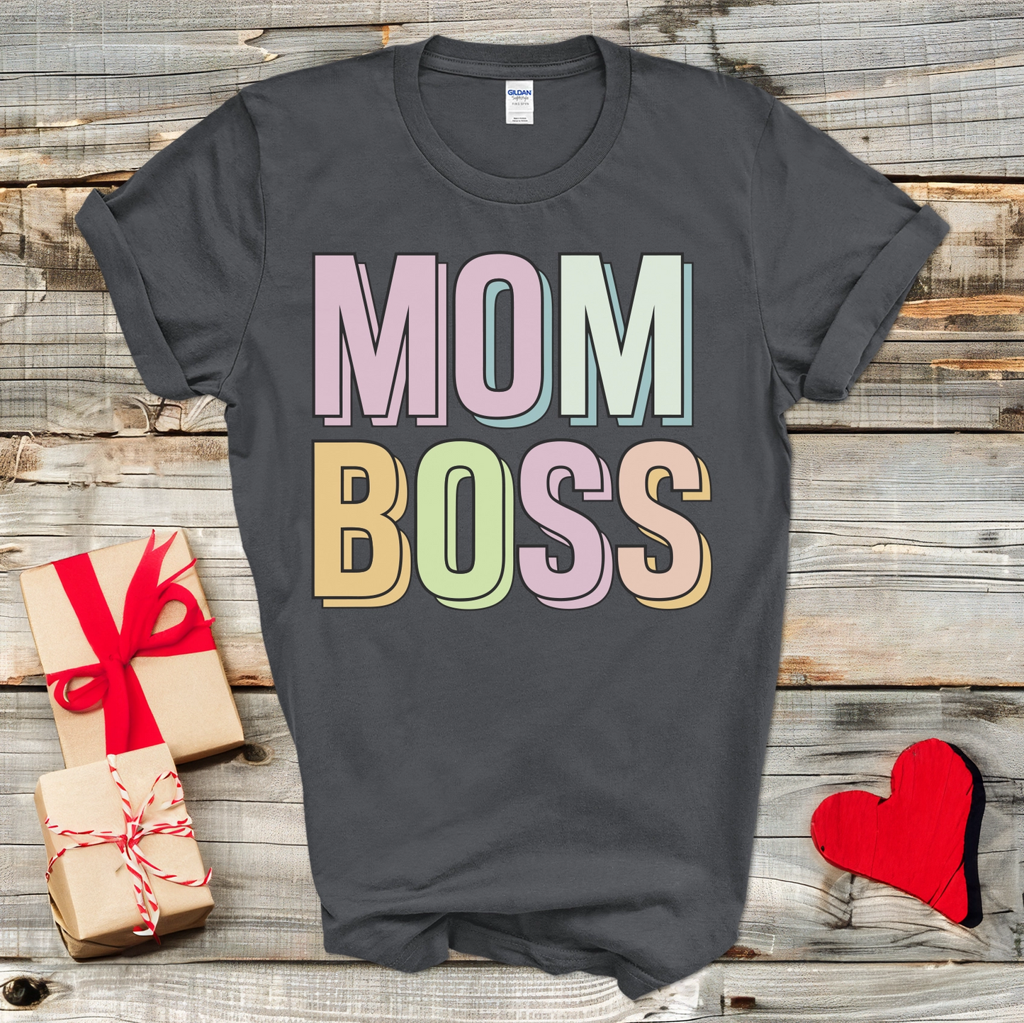 Pastel Mom Boss T-Shirt