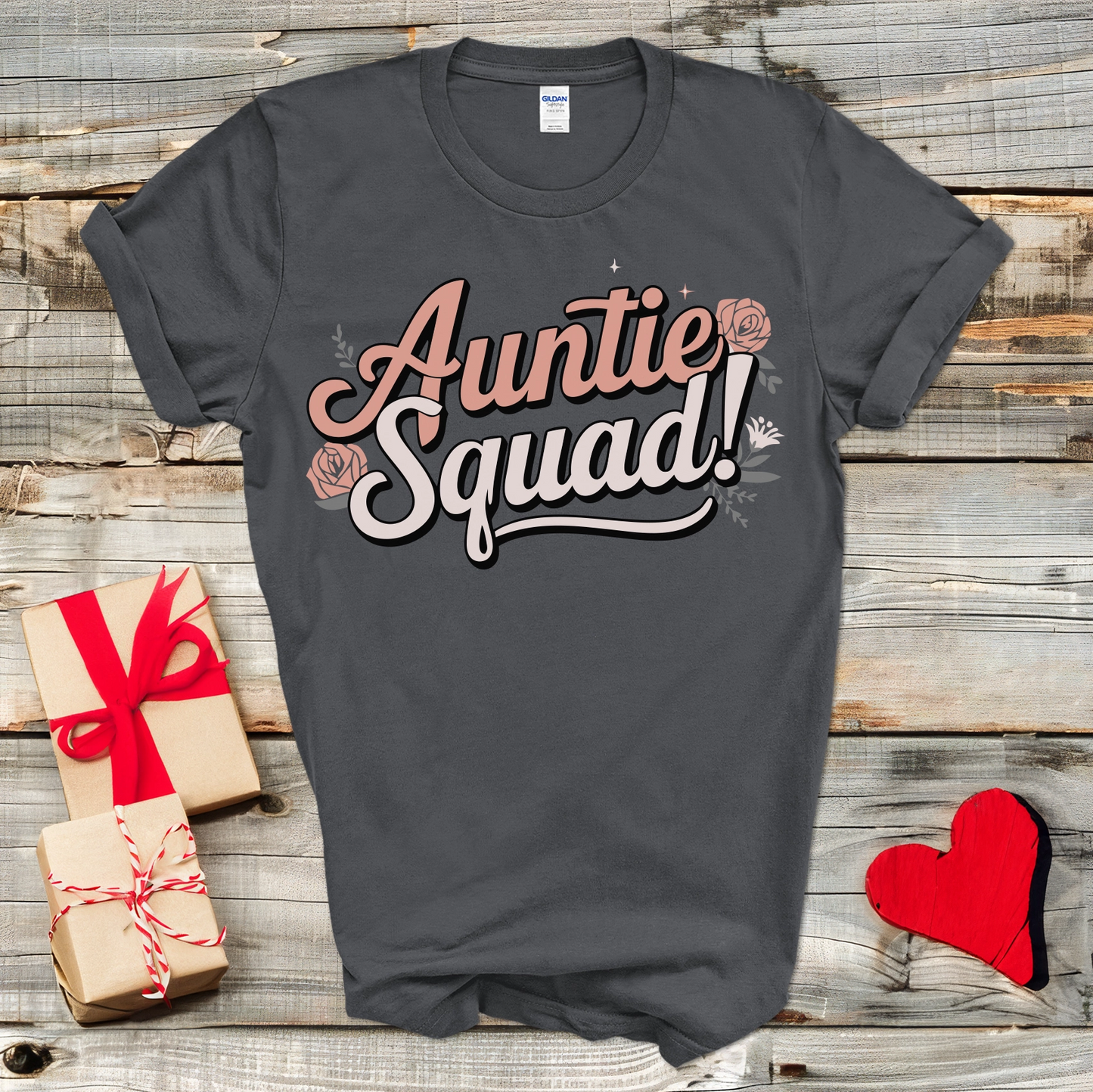 Auntie Squad Floral T-Shirt