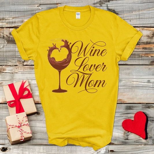 Wine Lover Mom T-Shirt