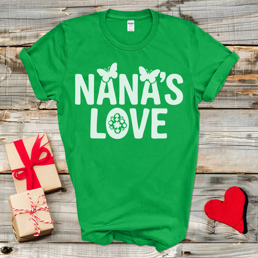 Butterfly Nana's Love T-Shirt