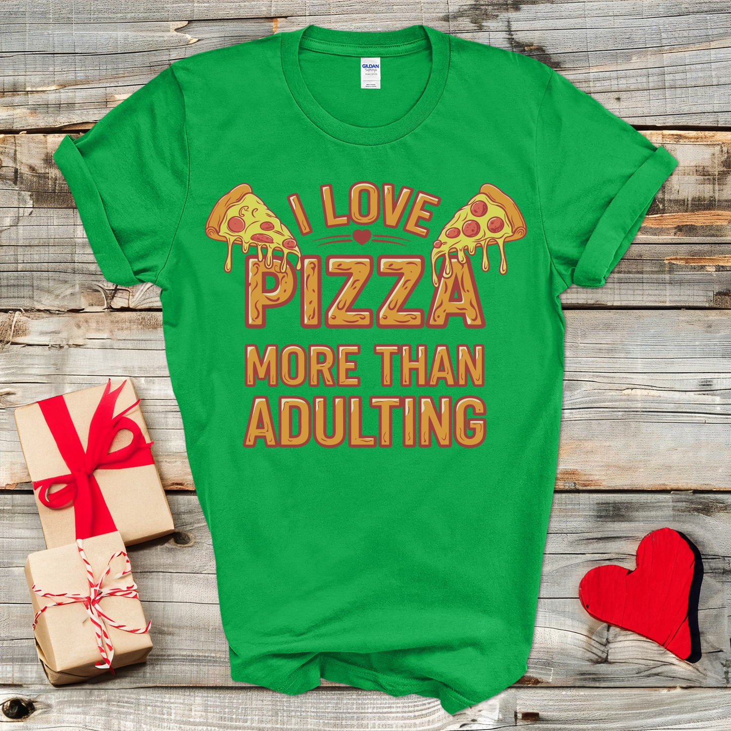 Pizza More Than Adulting T-Shirt