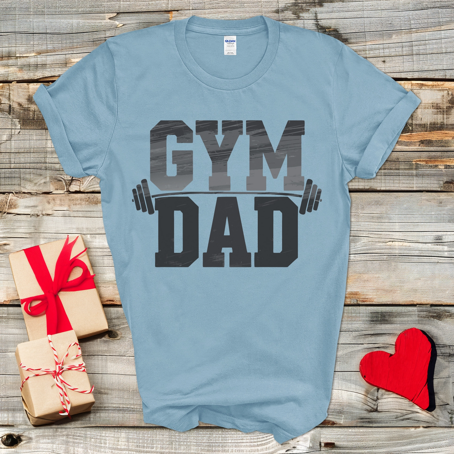 Gym Dad Barbell T-Shirt