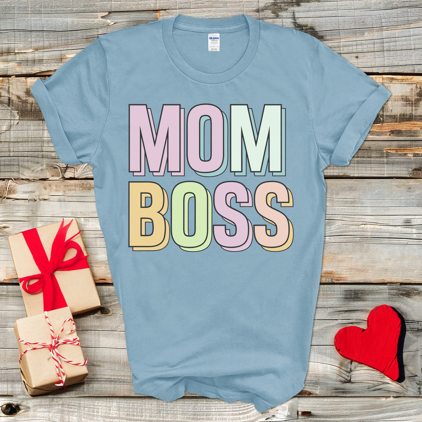 Pastel Mom Boss T-Shirt