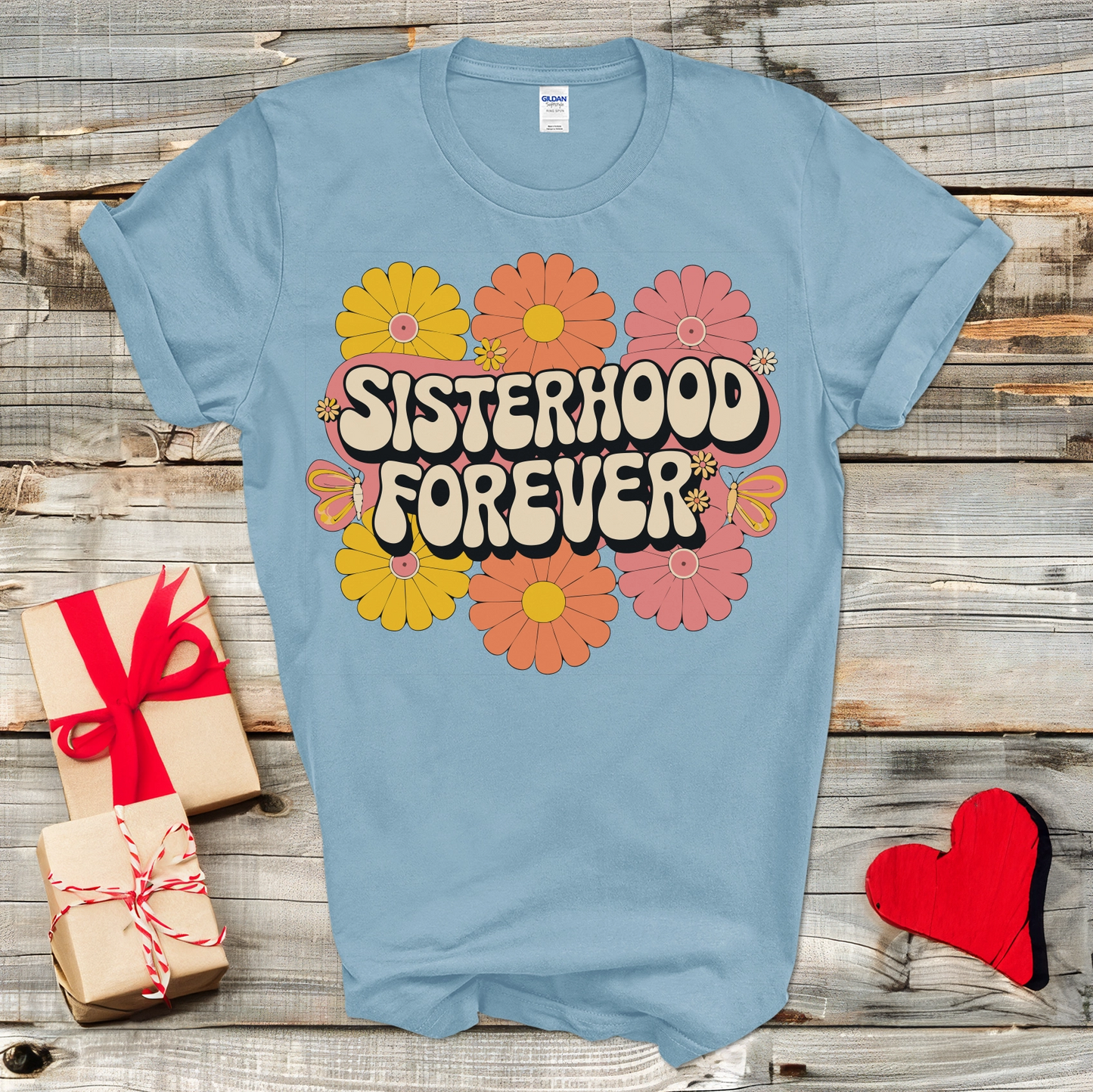 Floral Sisterhood Forever T-Shirt