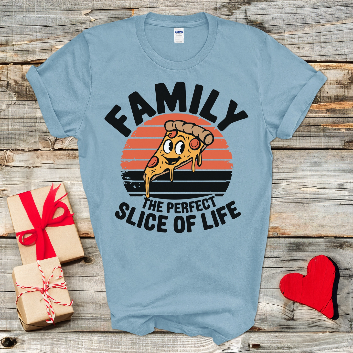 Smiling Pizza Slice T-Shirt