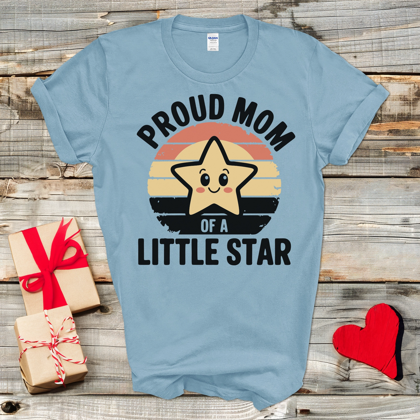 Star Mom Retro T-Shirt