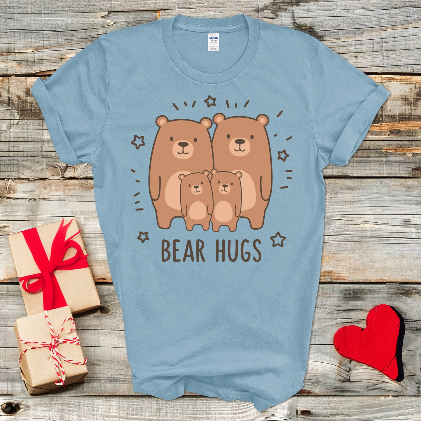 Bear Family Hugs T-Shirt