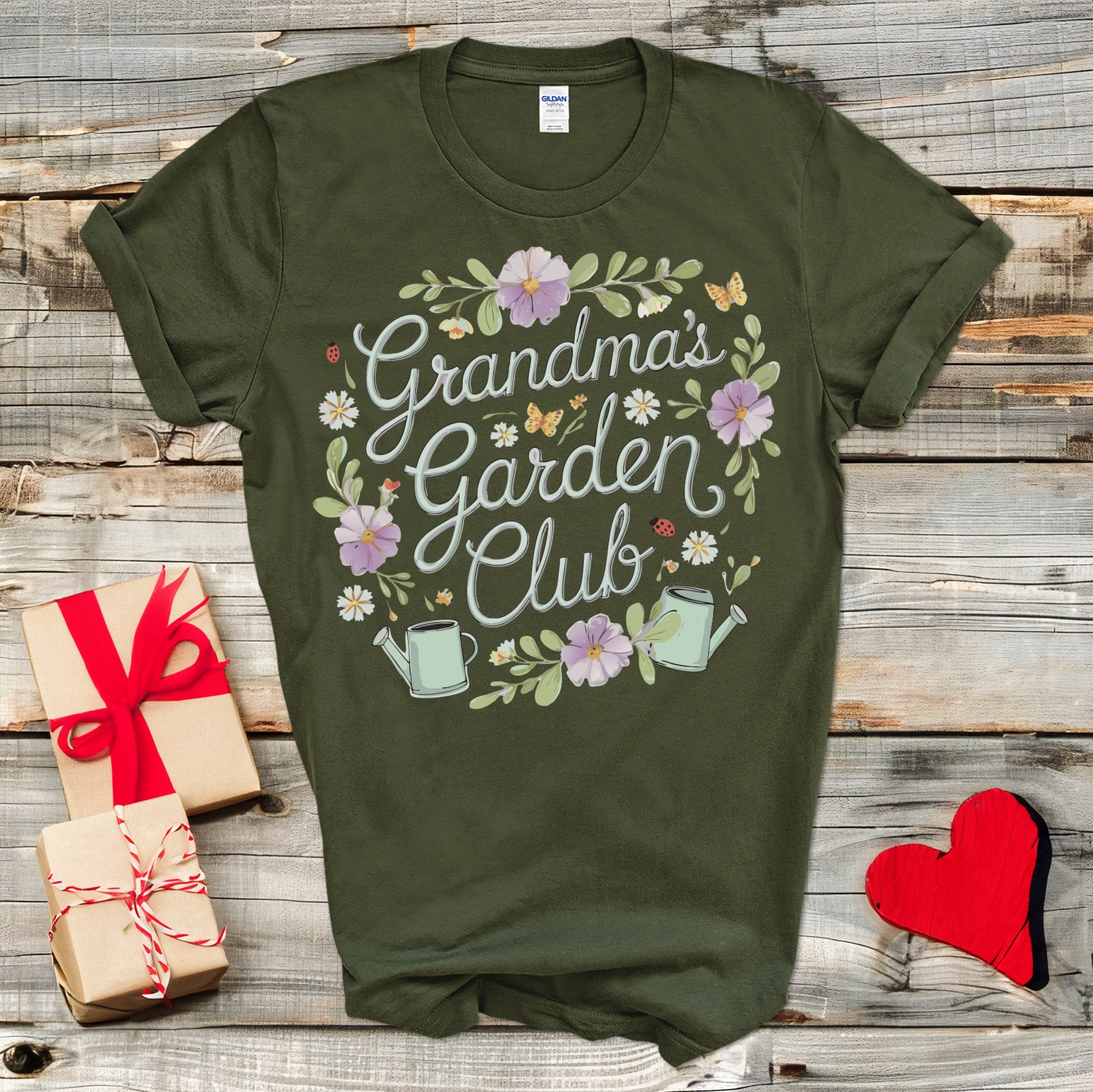 Floral Grandma's Garden T-Shirt