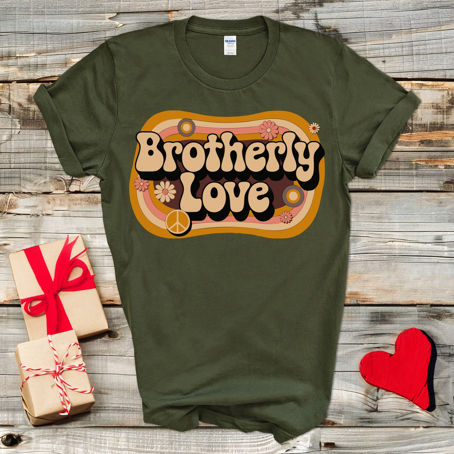 Retro Brotherly Love T-Shirt