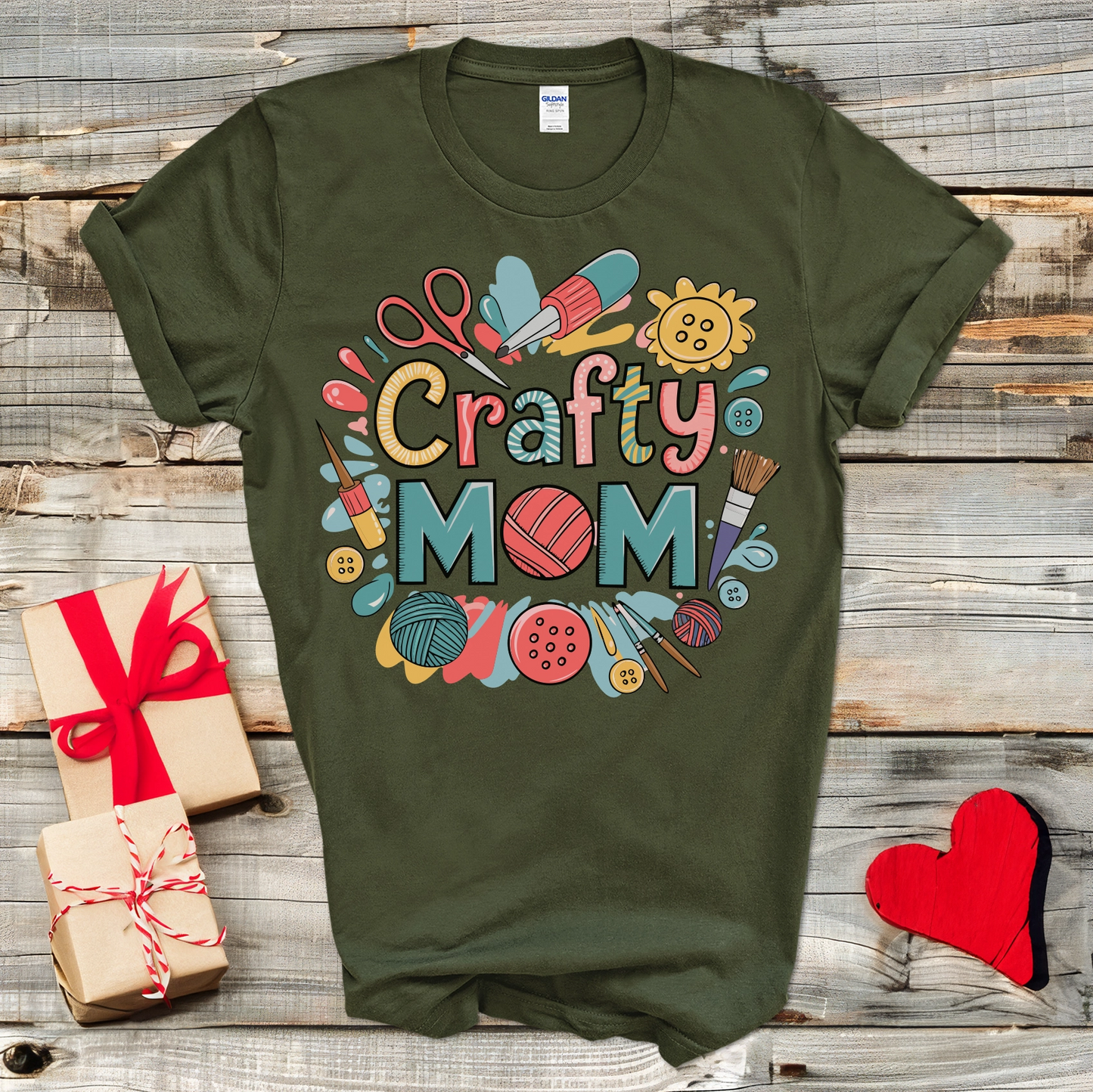 Crafty Mom Art T-Shirt