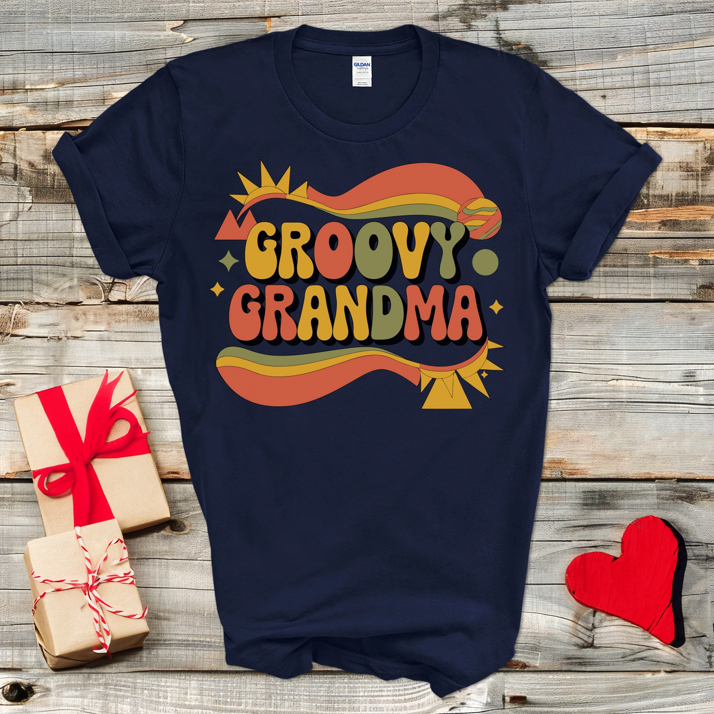 Retro Groovy Grandma T-Shirt