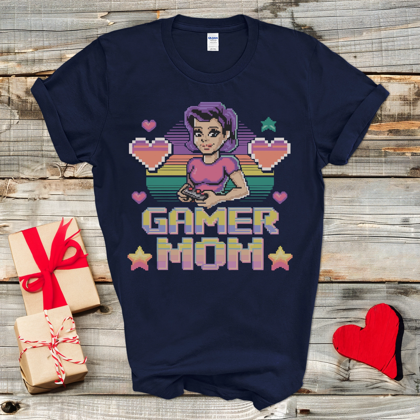 Pixel Gamer Mom T-Shirt