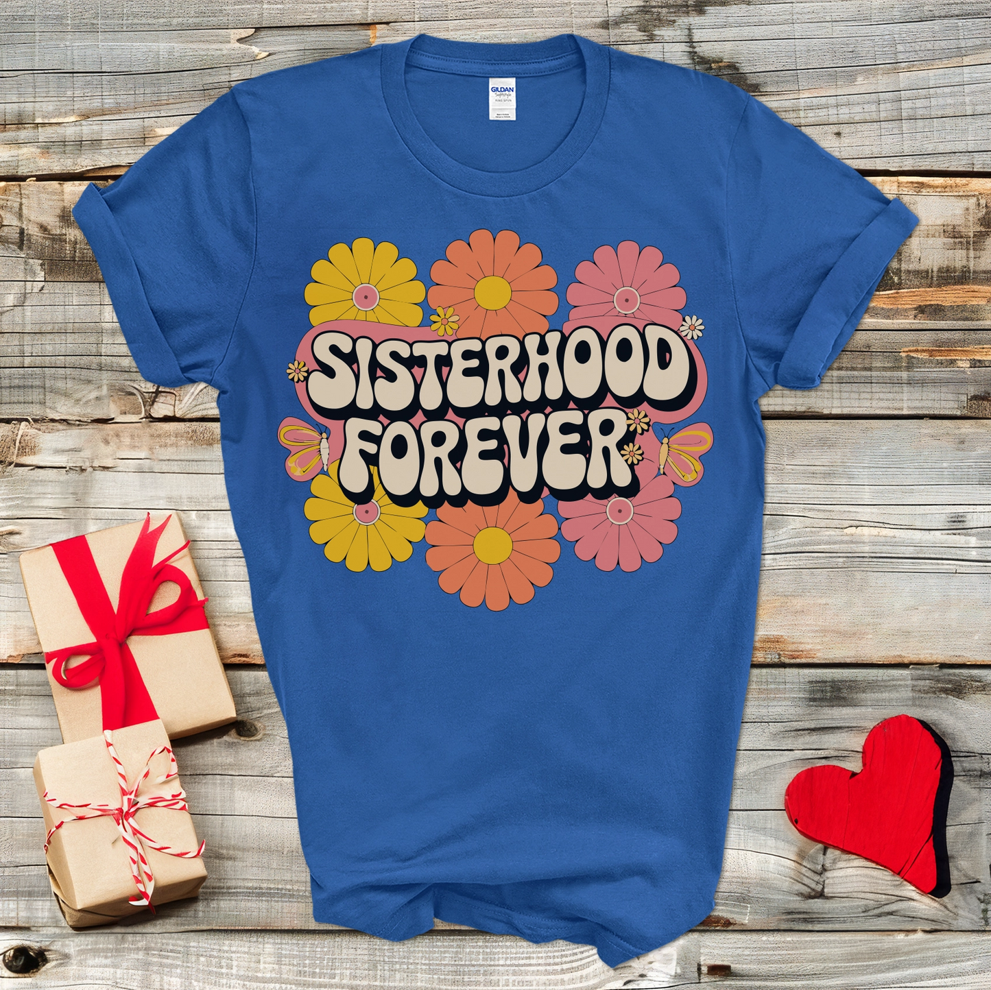 Floral Sisterhood Forever T-Shirt