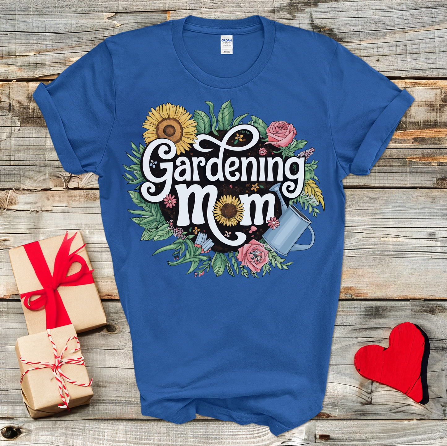 Floral Gardening Mom T-Shirt