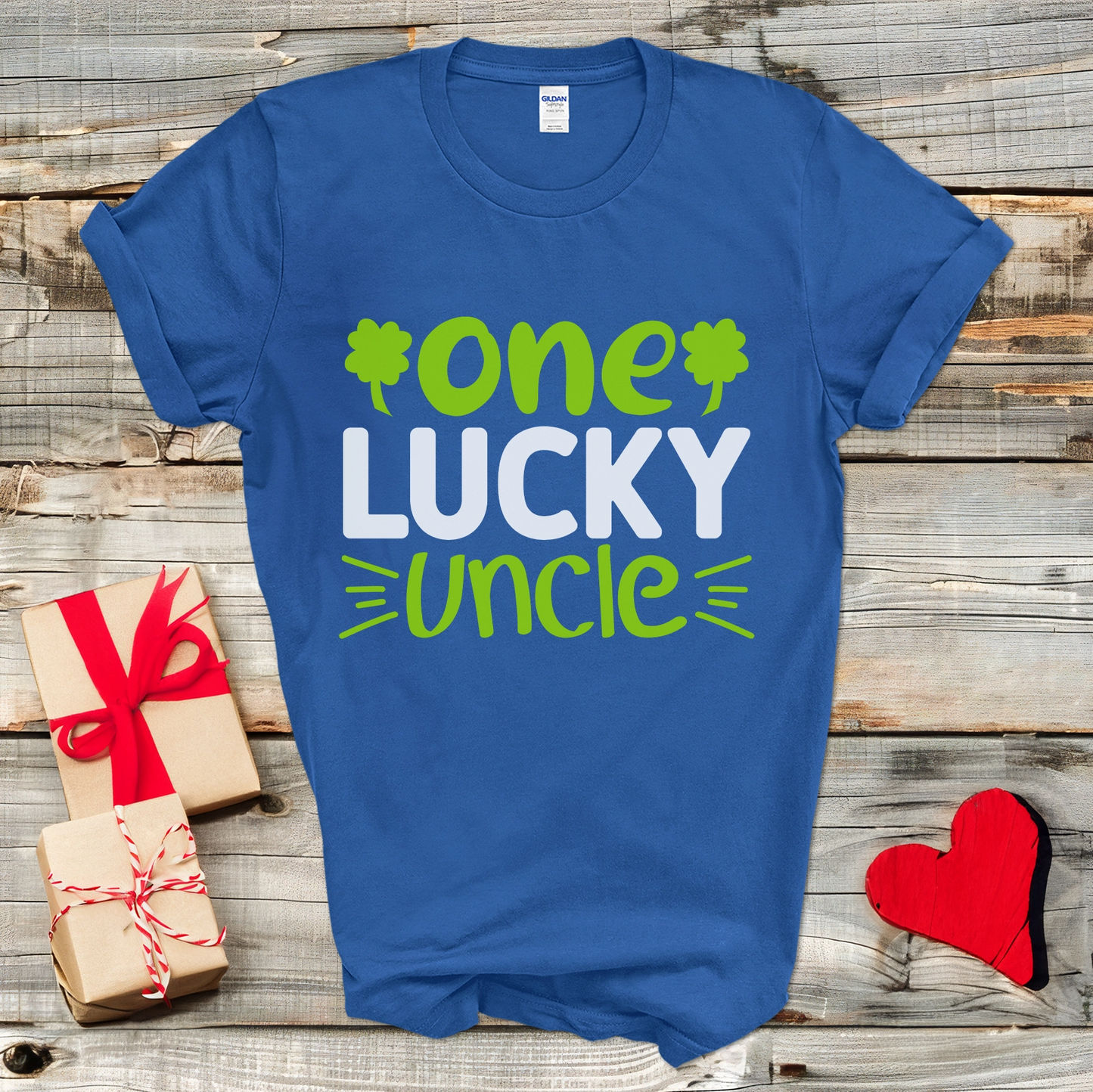 One Lucky Uncle Shamrock T-Shirt