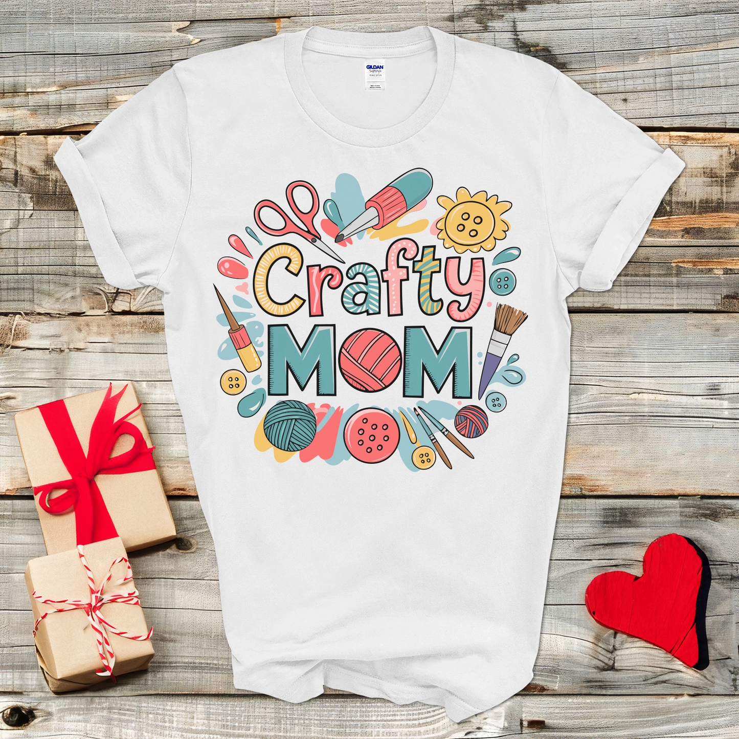 Crafty Mom Art T-Shirt