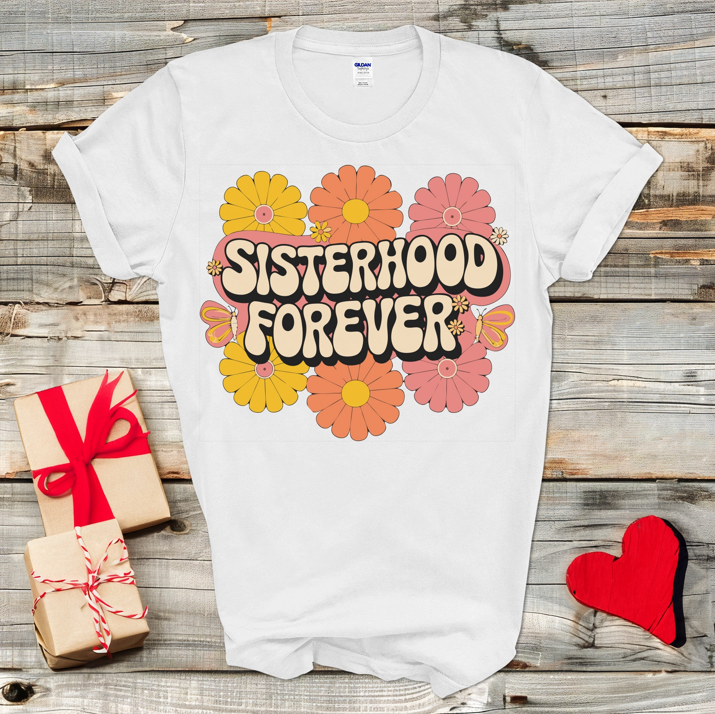 Floral Sisterhood Forever T-Shirt