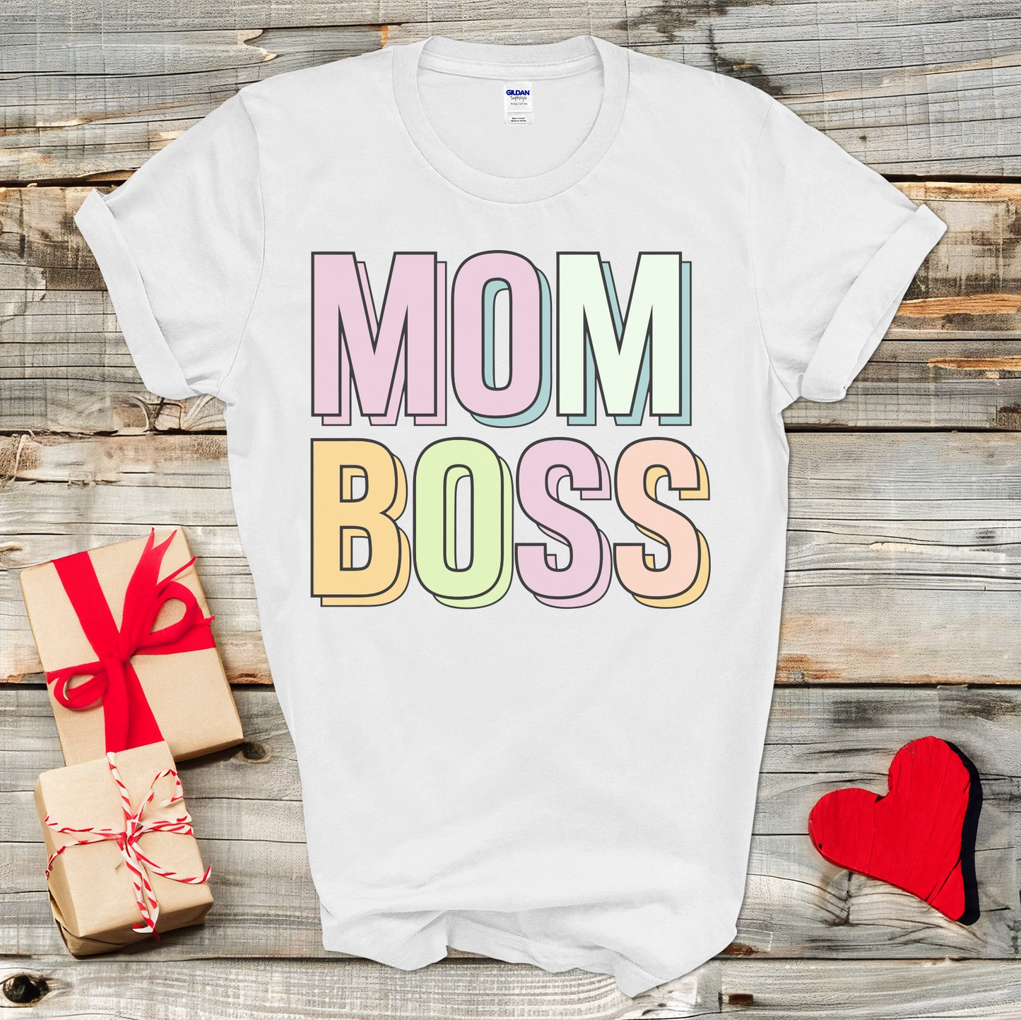 Pastel Mom Boss T-Shirt