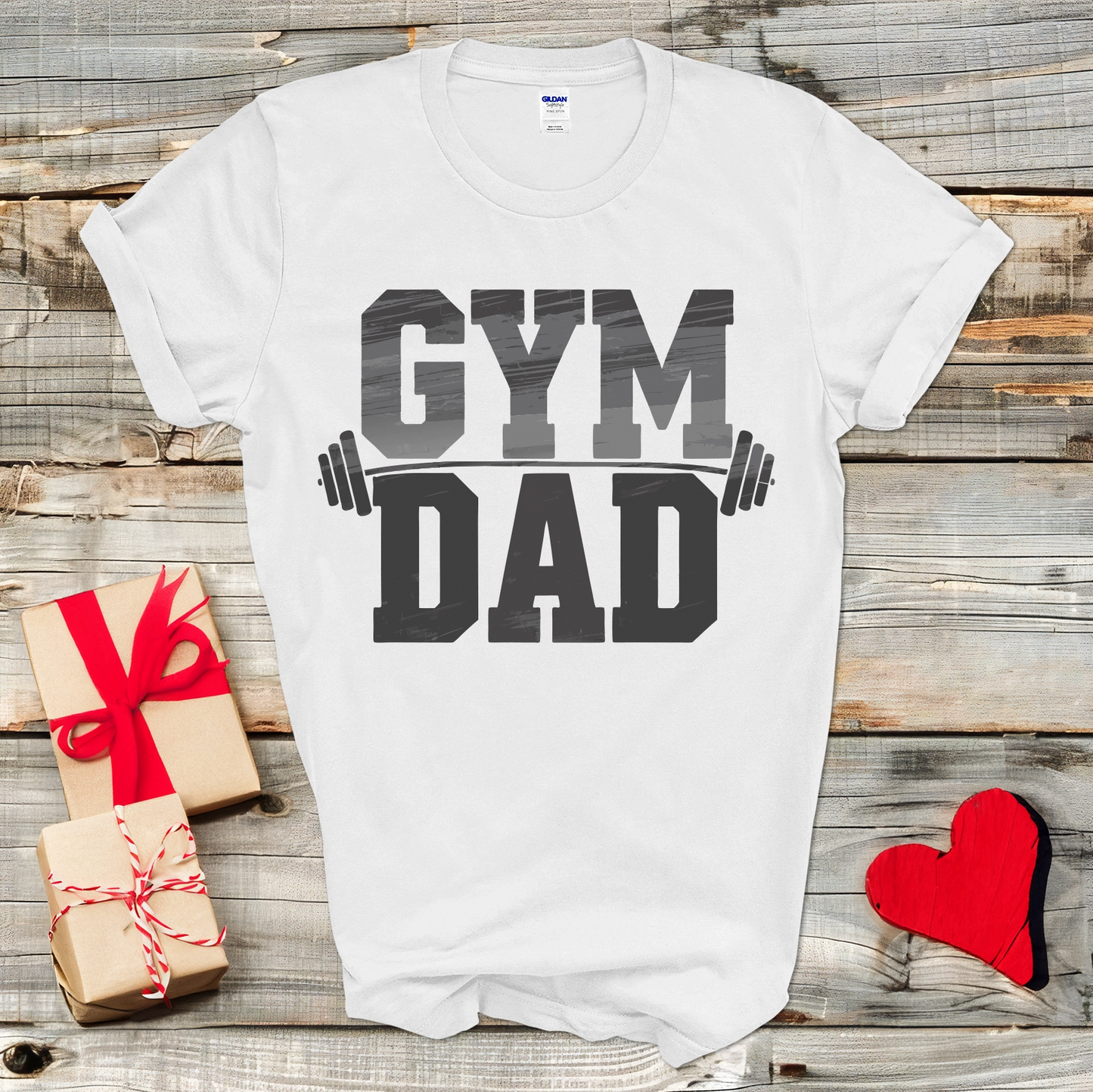 Gym Dad Barbell T-Shirt