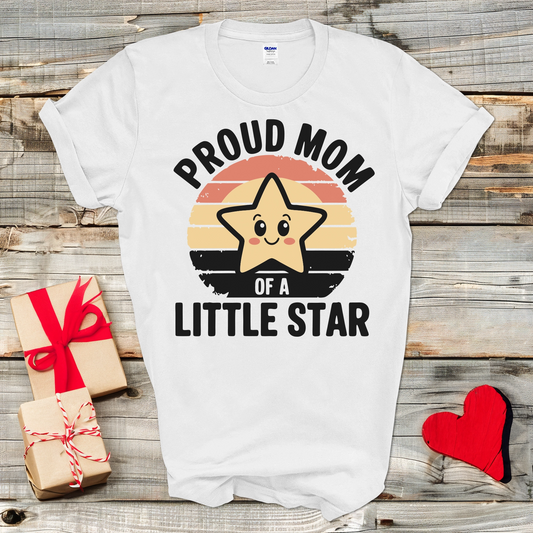 Star Mom Retro T-Shirt