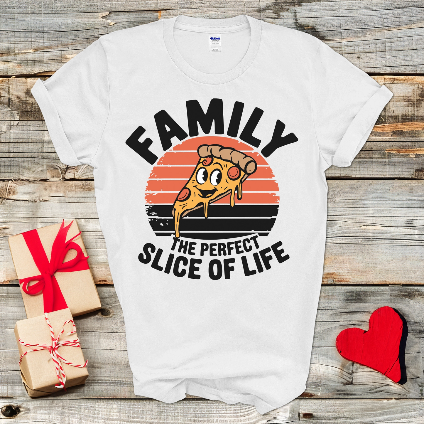 Smiling Pizza Slice T-Shirt