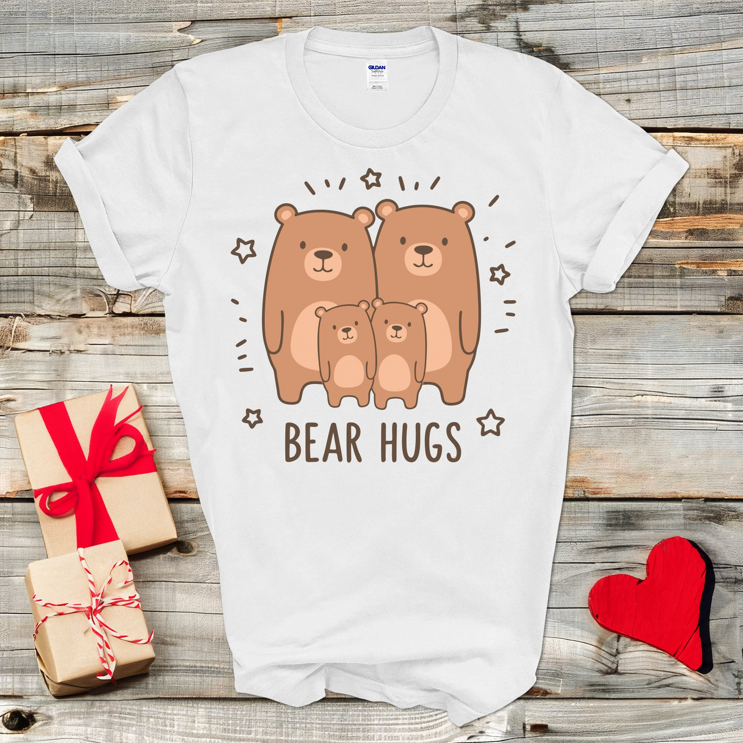 Bear Family Hugs T-Shirt