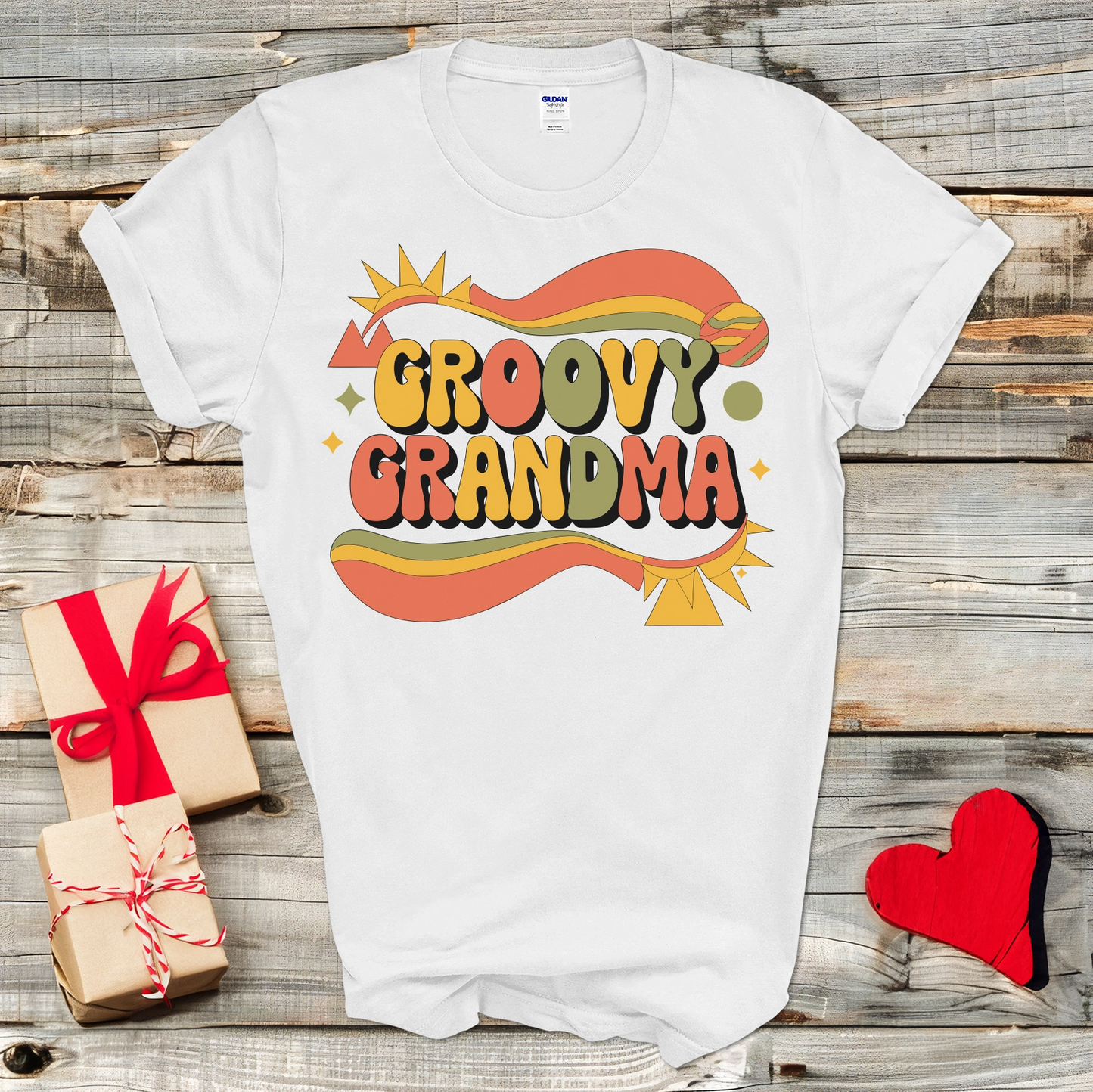 Retro Groovy Grandma T-Shirt