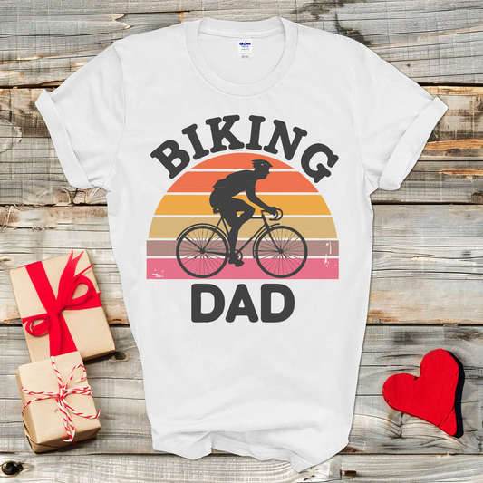 Biking Dad Vintage T-Shirt